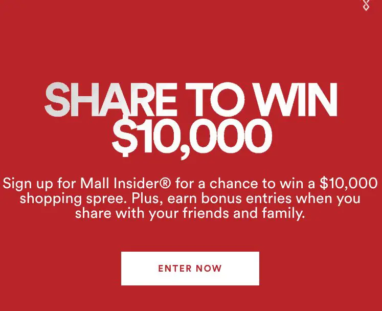 $10,000 Holiday Sweepstakes