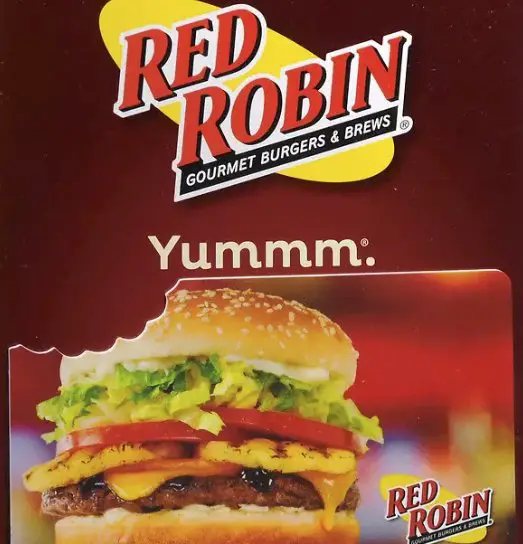 $100 Red Robin Gift Card Sweepstakes