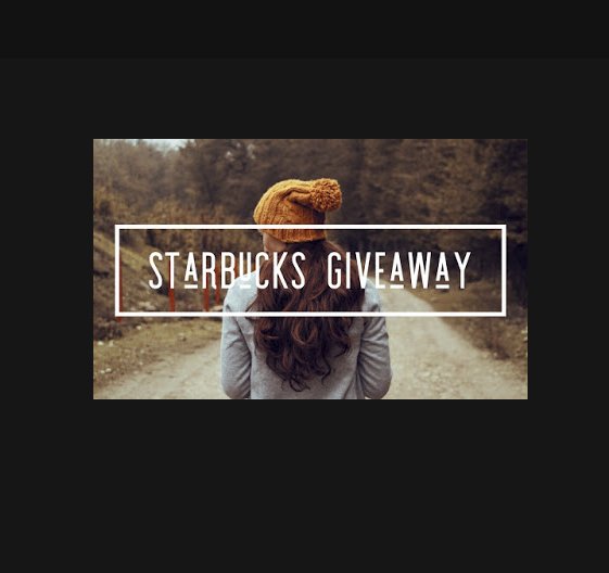 $100 Starbucks Instawin