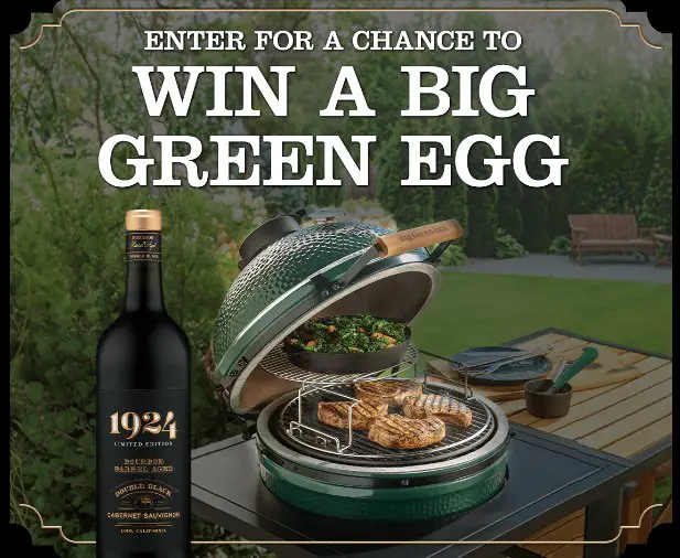 1924 National Big Green Egg Sweepstakes – Win A Big Green Egg Grill & More