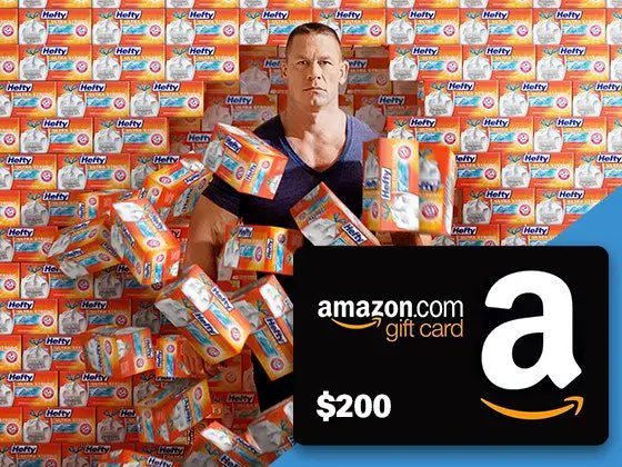 $200 Amazon Gift Card & Hefty Trash Bags Sweepstakes