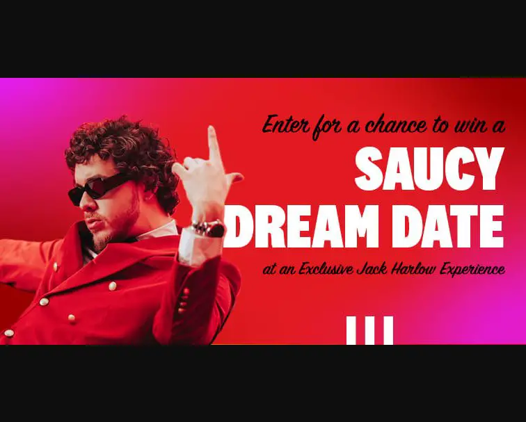 2022 KFC Saucy Dream Date Sweepstakes - Win A $5,000 Trip For 2 To A Jack Harlow Concert