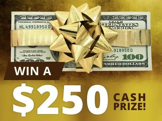 $250 Cash Sweepstakes