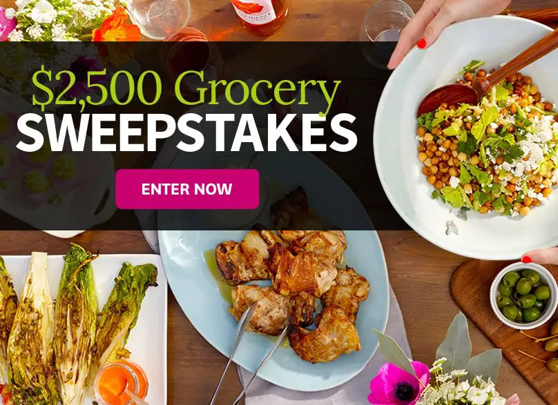 $2,500 Grocery Sweepstakes