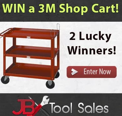 3M Rolling Shop Cart Sweepstakes