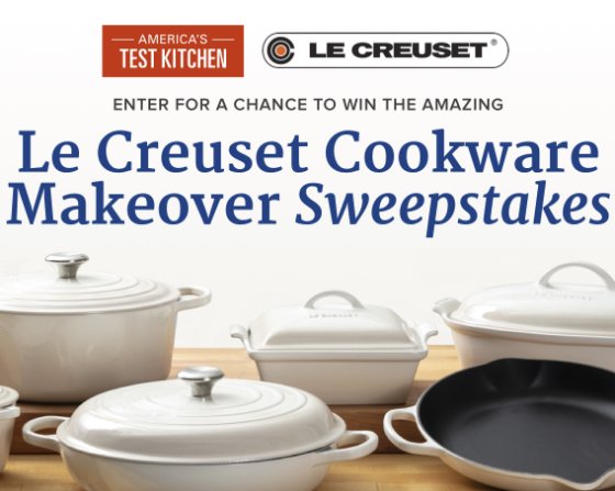 $9,900 Le Creuset Giveaway