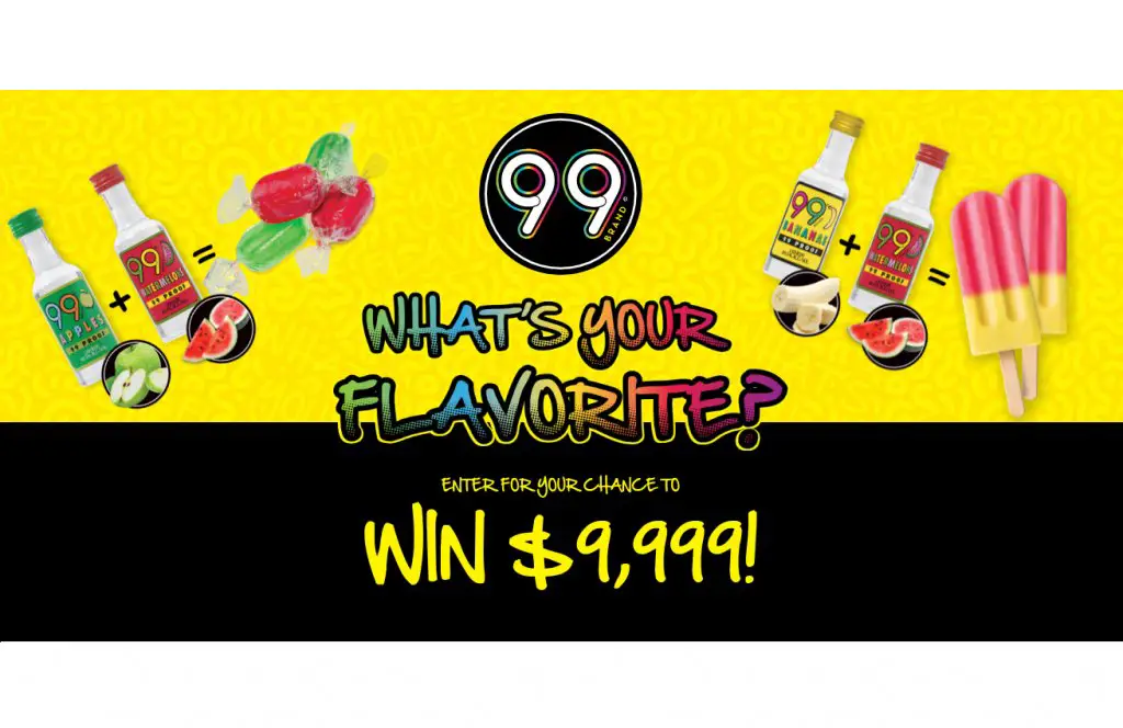 99 Brand Flavorite Summer Sweepstakes - Win $9,999.00 (9 Winners)