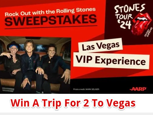 AARP Sweepstakes 2024 - AARP Rock Out With The Rolling Stones Giveaway ...