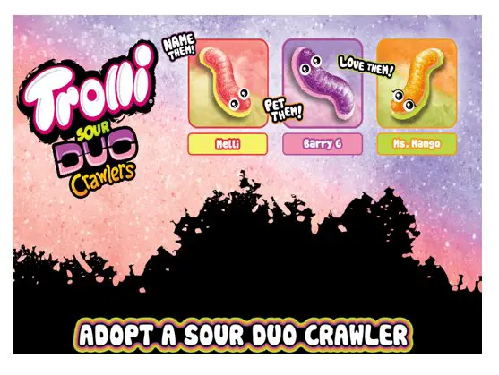 Adopt Trolli Sour Duo Crawlers Sweepstakes - Win 3 Bags Of Trolli Sour Duo Crawlers + Adoption Certificate