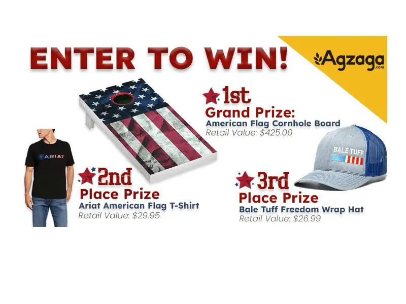 Agzaga Get Your Flag On Giveaway - Win A Cornhole Game & More