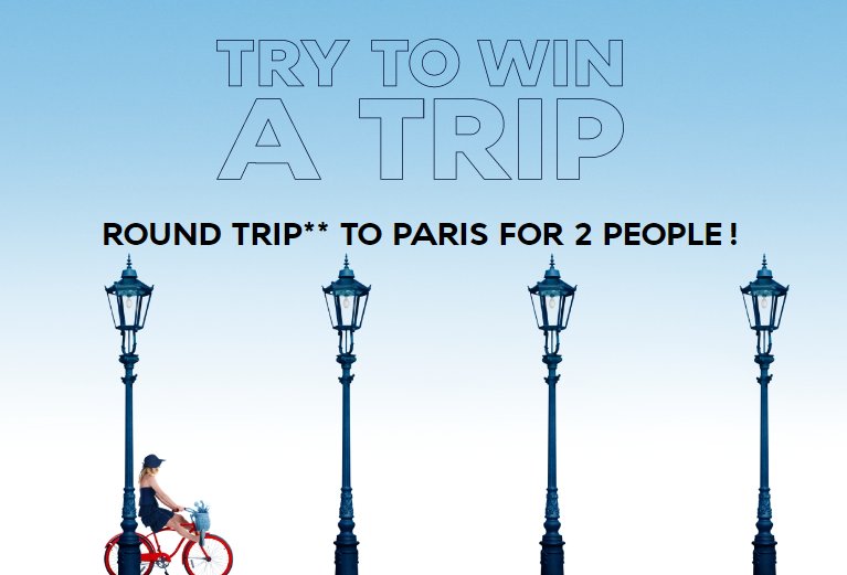 Air France Quiz Sweepstakes - Win A Trip For 2 To Paris