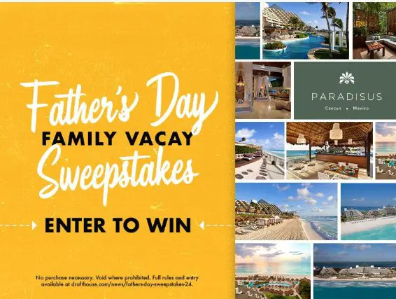 Alamo Drafthouse’s Father’s Day Family Vacay Sweepstakes – Win A 4-Night All-Inclusive Stay For 4 At Paradisus Cancún Resort, Mexico