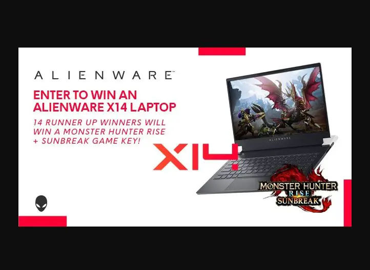 Alienware Arena Alienware X14 Laptop Giveaway - Win A Gaming Laptop