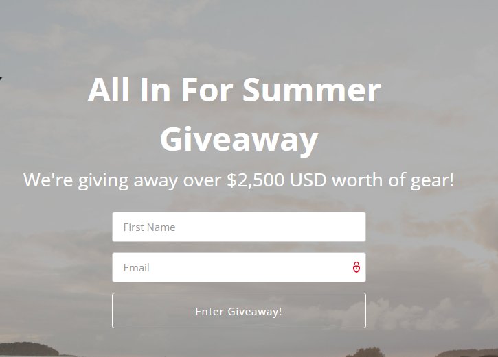 All In For Summer Giveaway - Win Outdoor Gear Worth $2,500