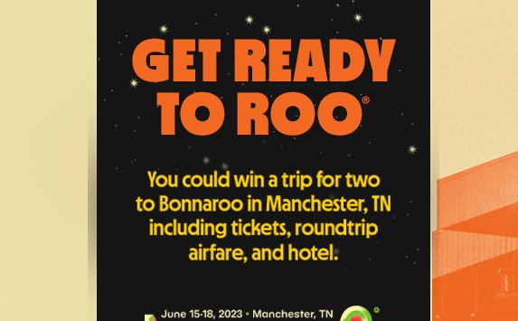 Allegiant 2023 Tennessee Festival Flyaway Sweepstakes - Win A Trip For 2 To Bonnaroo In Manchester,TN