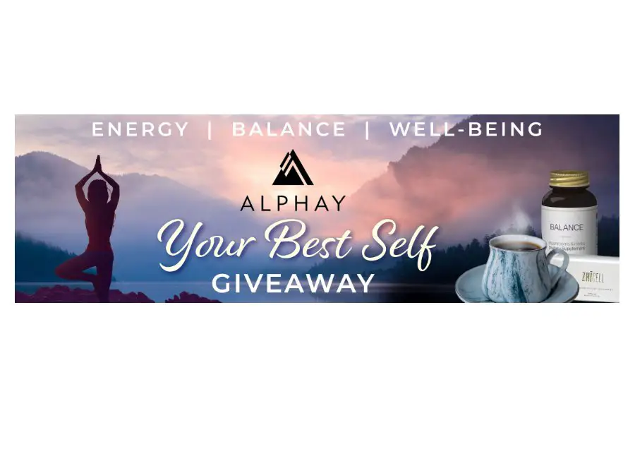 Alphay USA Your Best Self Giveaway - Win Health Supplements & More