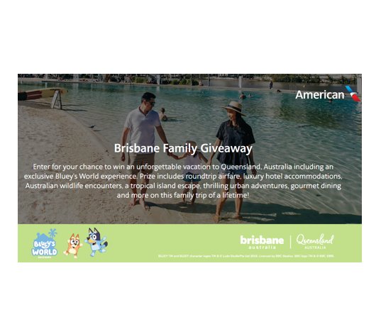 American Airlines Brisbane Family Giveaway - Win A Trip For 4 To Brisbane, Australia