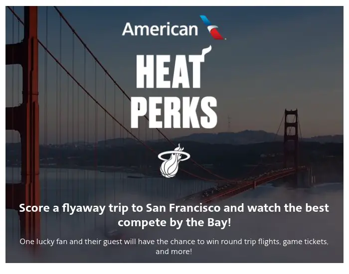 American Airlines Miami Heat Perks: Flyaway To San Francisco Sweepstakes - Win A Trip To The 2025 NBA All-Star Game