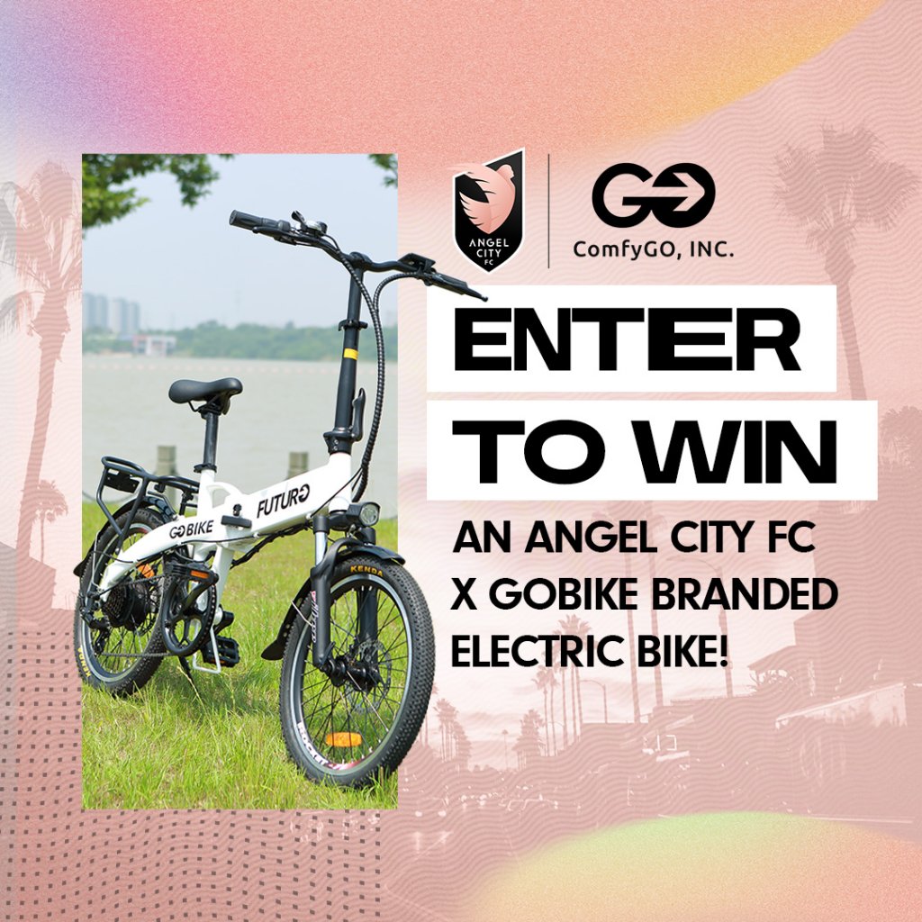 Angel City FC x ComfyGo Sweepstakes – Win A $999 Branded Electric Bike