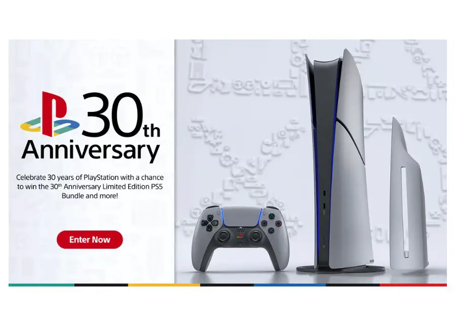 Antonline 30th Edition PlayStation Giveaway - Win A Limited Edition PlayStation 5 Or DualSense Controller