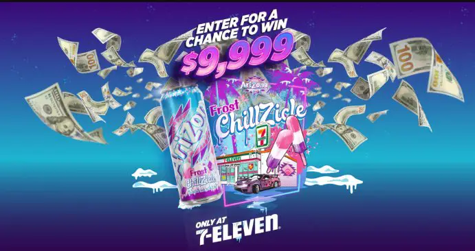 AriZona Beverages Frost ChillZicle Challenge Contest –  Win $9,999 Cash