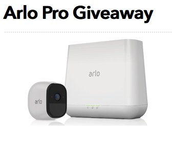 Arlo Pro Giveaway