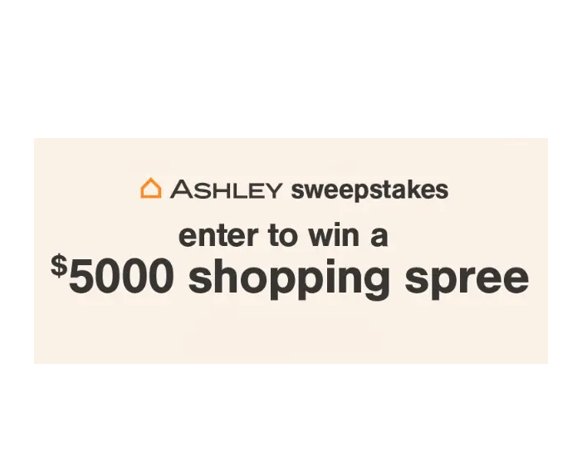 Ashley Glow Up Sweepstakes – Win A $5,000 Ashley Shopping Spree