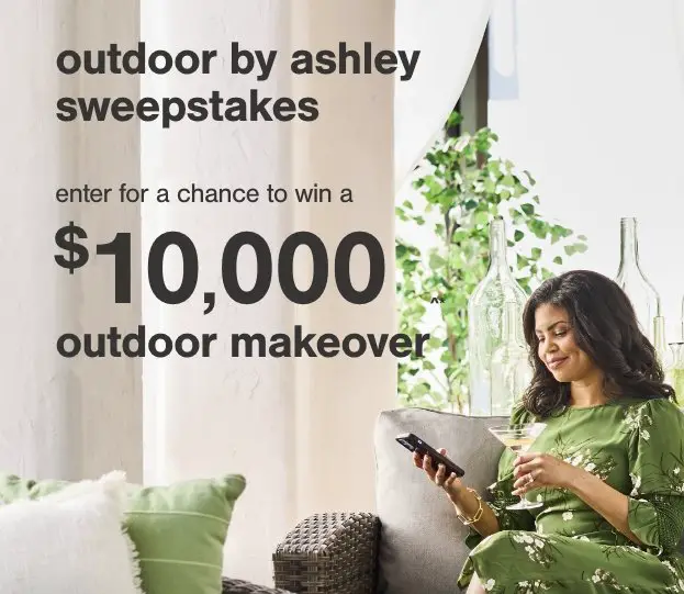 Ashley HomeStores Outdoor By Ashley Sweepstakes - $10,000 Outdoor Makeover