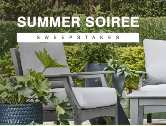 Ashley Summer Soiree Sweepstakes – Win $3,500 Credit For Ashley Products