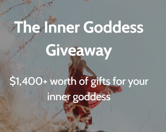 Babaji Central's The Inner Goddess Giveaway - Win A $1,440 Prize Package