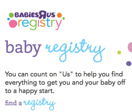 babies r us baby registry