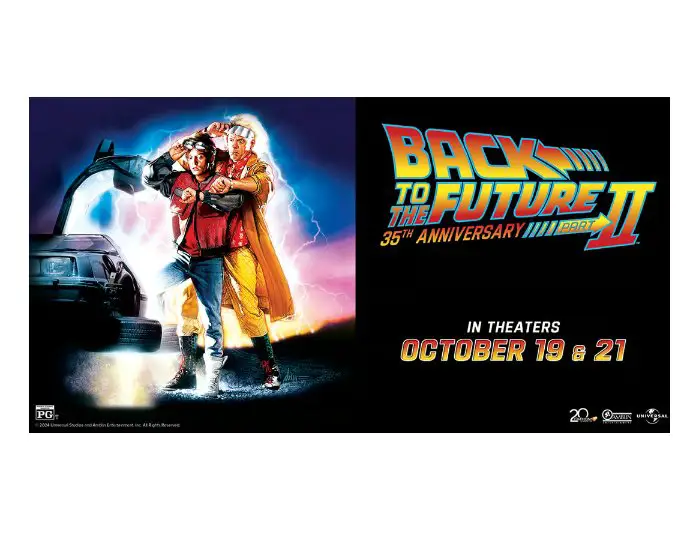 Backtothefuture.com Giveaway - Win 2 Back To The Future Part II Movie Tickets (5 Winners)