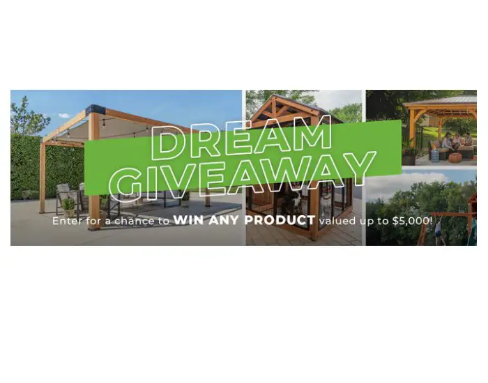 Backyard Discovery Dream Giveaway - Win $5,000 Shopping Credit