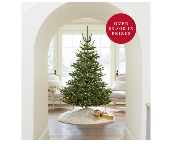 Balsam Hill Jolly All July Giveaway - Win  A Christmas Tree, Gift Cards & More