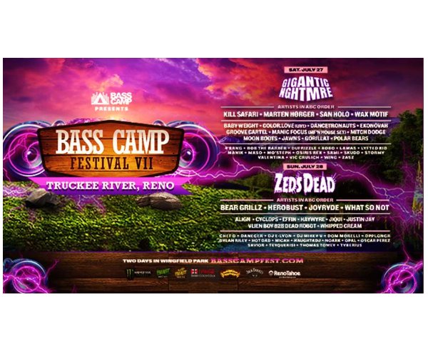 Bass Camp Festival VII Grand Prize Contest - Win 2 VIP Bass Camp Festival VII Tickets & More
