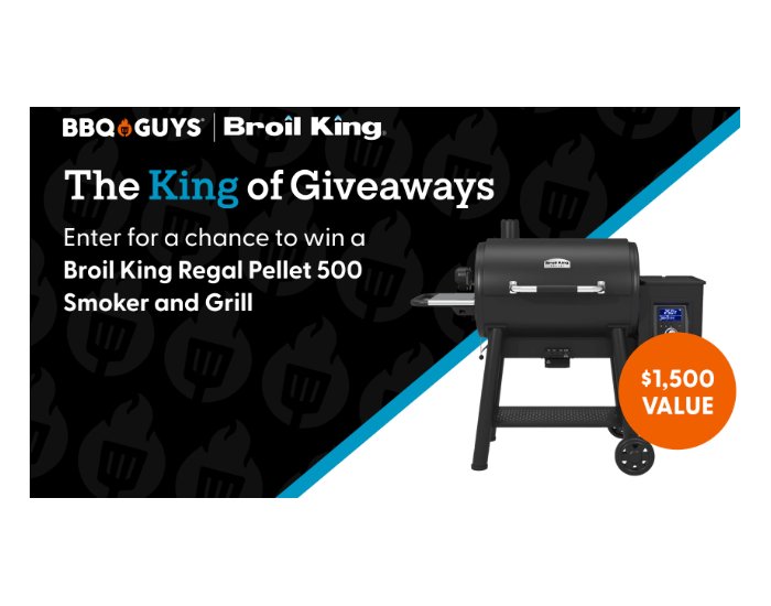 BBQ Guys & Broil King The King Of Giveaways - Win A Brand New Smoker & Grill