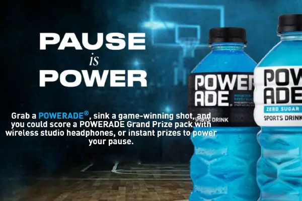 Be One Of The Over 400 Winners In The 2022 Powerade NCAA Instant Win Game & Sweepstakes