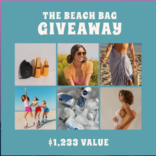 Beach Bag Giveaway – Win A $1,233 Prize Pack