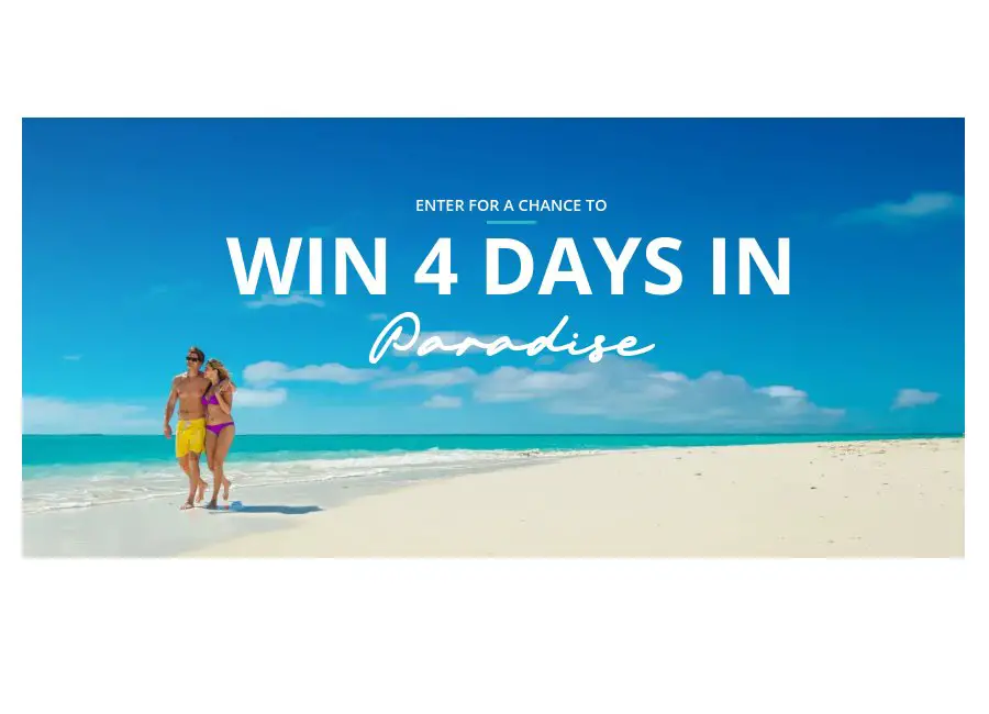 Beaches All-Inclusive Vacation Sweepstakes & Contests - Win An All-Inclusive Vacation For 2