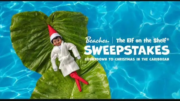 Beaches The Elf On the Shelf Family Vacation Christmas Giveaway –Win A 3-Night All - Inclusive Vacation For 4