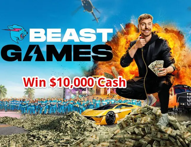 Beast Games Episode 3 Free Cash Giveaway – Win $10,000 Cash