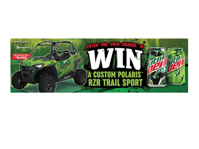 Bernick's 2024 MD-OG Polaris RZR Sweepstakes - Win A Limited Edition Polaris RZR ATV