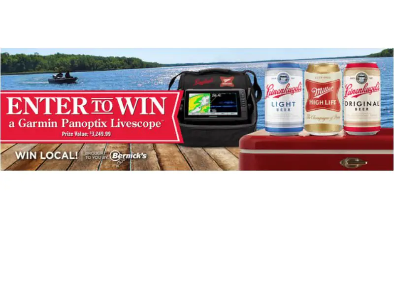 Bernick's Spring Fishing Program Sweepstakes - Win A Garmin Panoptix Livescope (MN and WI Only)