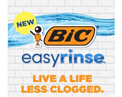 BIC EasyRinse Razor Instant Win Game - Win A Gift Card: $500, $50 or $10