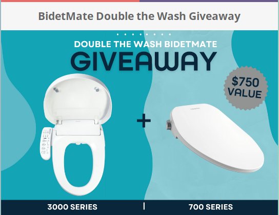 BidetMate Double The Wash Giveaway