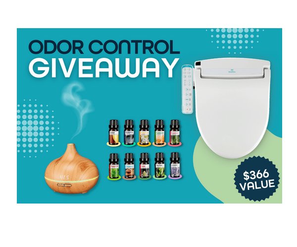 BidetMate Odor Control Giveaway - Win a BidetMate 1000 with Side Panel & More