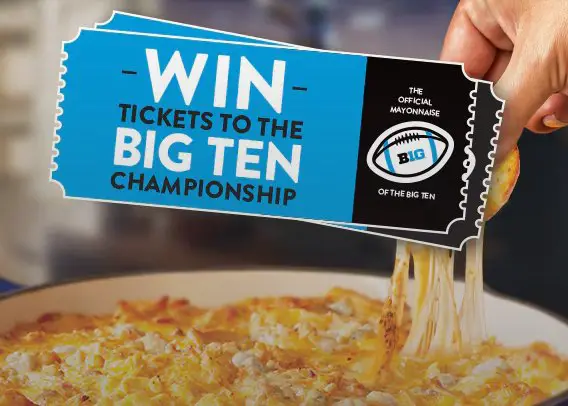 Best Foods Big Game Tickets Sweepstakes – Win 4 Tickets To The 2025 Big Ten Football Championship Game In Indianapolis