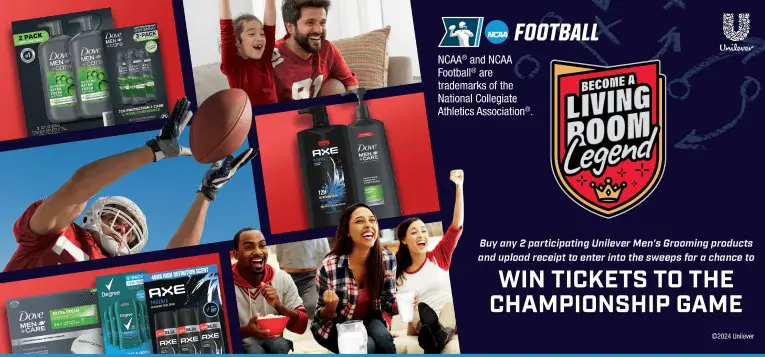 BJ's Men's Grooming Fall Football Sweepstakes – Win 2 Tickets To The NCAA Football Championship Game & More (7 Winners)