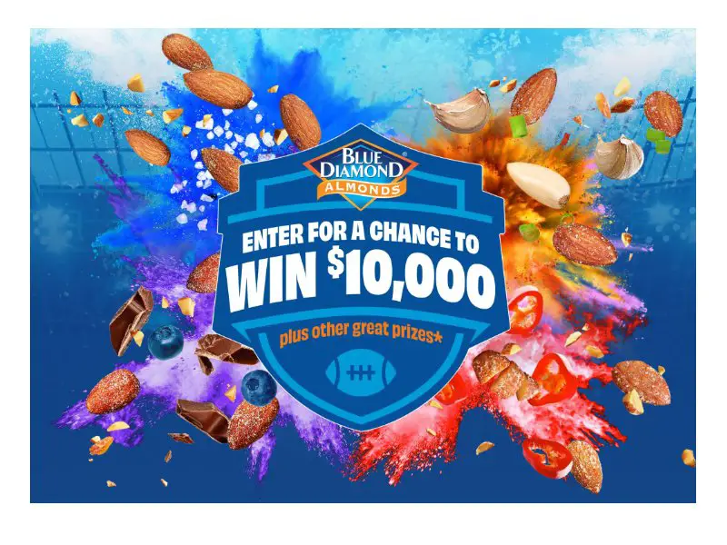 Blue Diamond Hunger Defense Sweepstakes - Win $10,000 Or One Year Supply Of Blue Diamonds