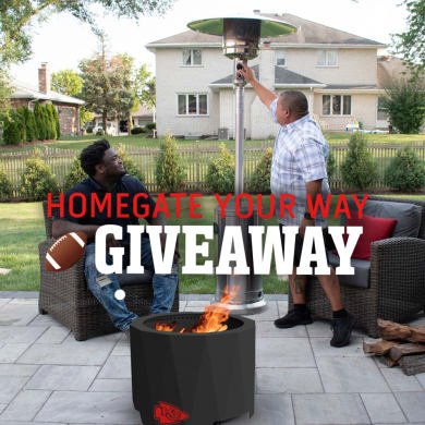 Blue Sky Homegate Your Way Giveaway - Win A Smokeless Patio Fire Pit + Gas Patio Heater